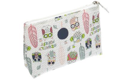 Косметичка Dewal Beauty серия "Ночной лес", мульти 20,5х5,5х13,5см