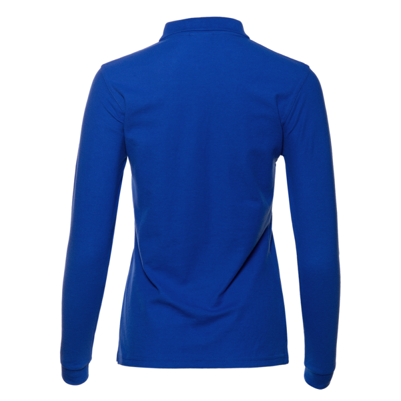 Рубашка поло женская STAN длинный рукав хлопок/полиэстер 185