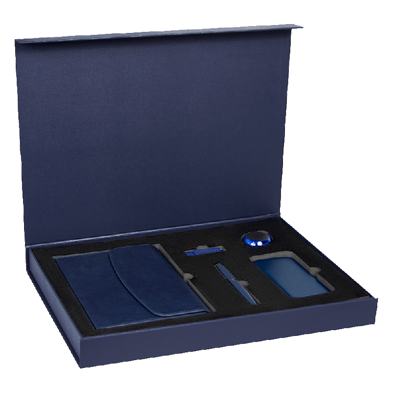 Набор подарочный Solution Prestige Сinque (Суперобложка, флешка, ручка шариковая, внешний аккумулятор, колонка)