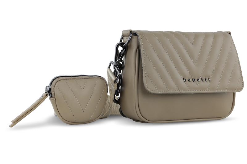 Сумка наплечная женская BUGATTI Sira, полиуретан, 21х6х16 см