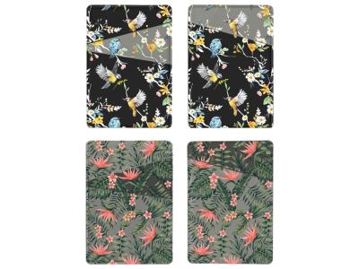 Картхолдер на 3 карты типа бейджа с возможностью полноцветной УФ-печати, софт-тач