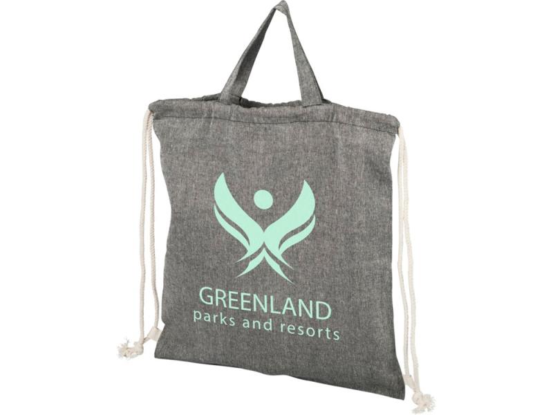 Сумка-рюкзак Pheebs из переработанного хлопка, 150 г/м²