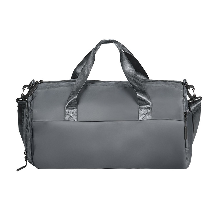 Сумка спортивная "Gym", серая, 45х21х20 см, полиэстер