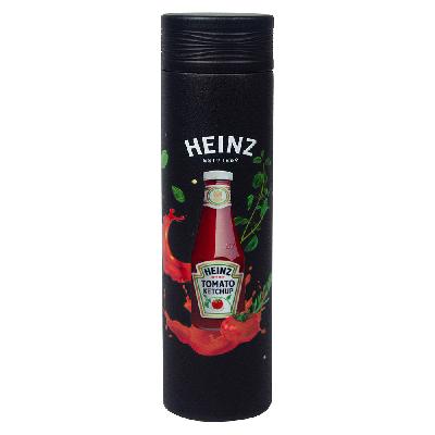 Термос Balance Print Sample "Heinz" вакуумный стальной, 500 мл, пластиковая крышка