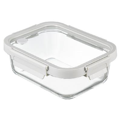 Контейнер для запекания и хранения прямоный click glass, 1 л