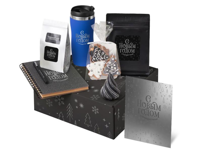 Подарочный набор Re:Charge с термокружкой, кофе и блокнотом