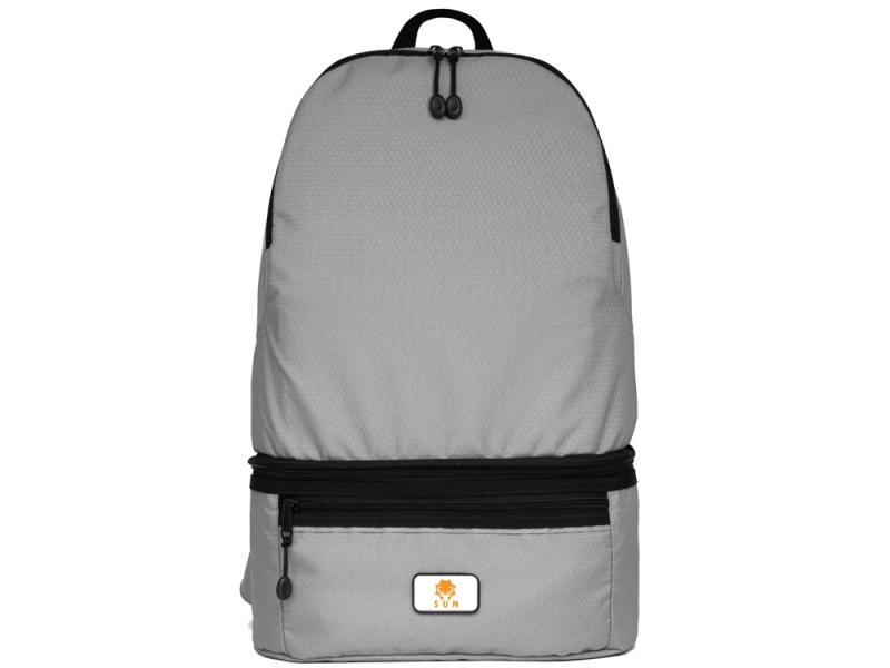 Рюкзак-трансформер 2-в-1 Athletica водостойкий с поясной сумкой из переработанного пластика