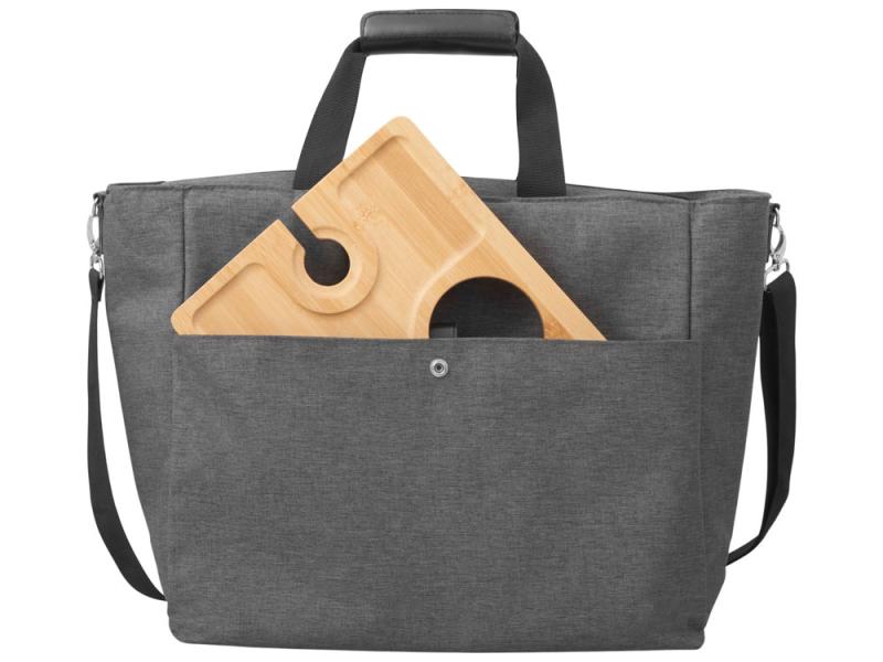 Набор для пикника Fabar сумка-холодильник и бамбуковый столик на ножках