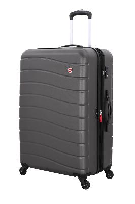 Чемодан SWISSGEAR ALVERSTONE, AБCпластик, 51,5 x 31 x 77 см, 96 л