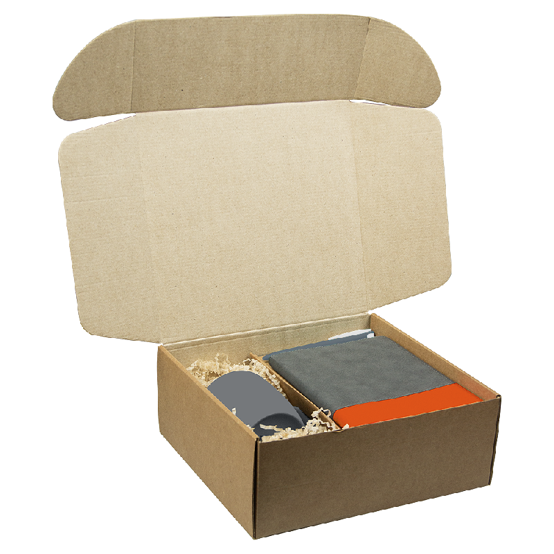 Набор подарочный Solution Prestige Trio ( ежедневник Flexy Treviso Nuba Sand Color, кружка Casa Grande Lupin Soft, ручка Zorro),  с оранжевым