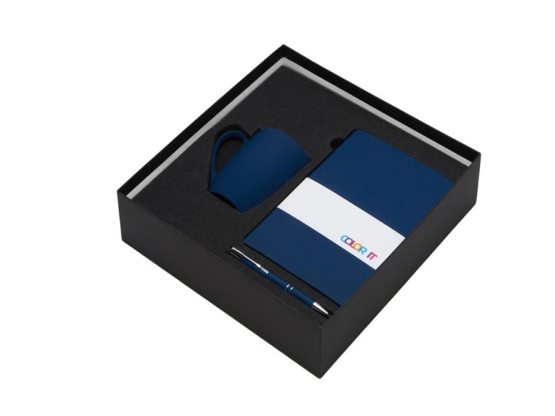 Подарочный набор COLOR IT с блокнотом, металлической ручкой и кружкой