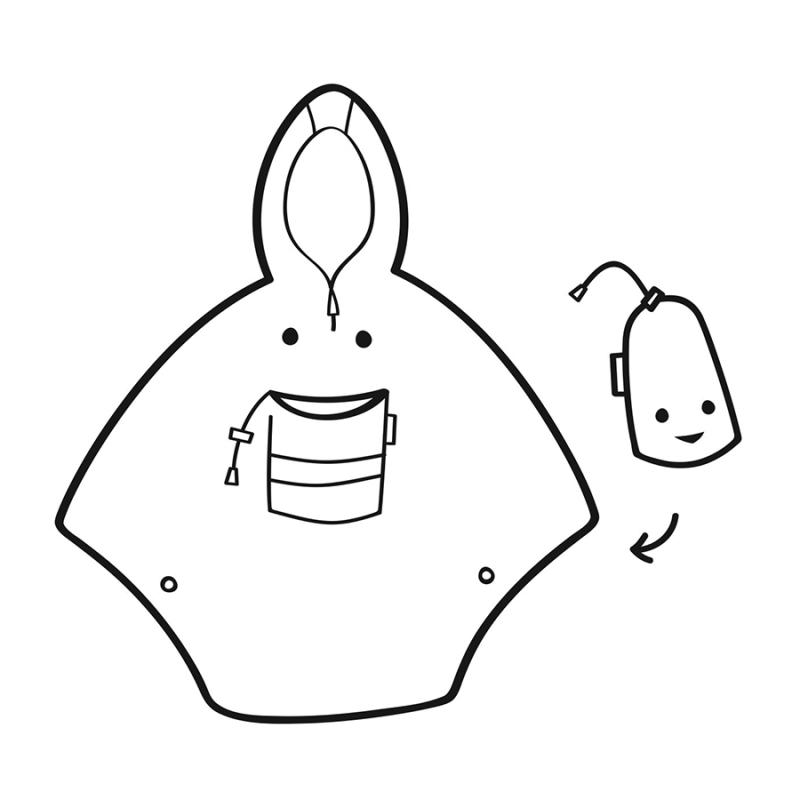 Дождевик детский friends