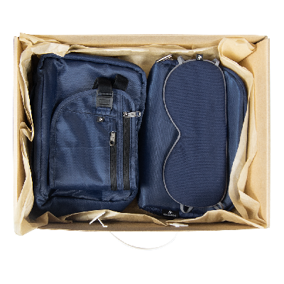 Набор подарочный Solution Prestige Quadro ( поясной кошелек, косметичка дорожная Comfort Сity Travel, косметичка дорожная Comfort Avenue, маска для сна)