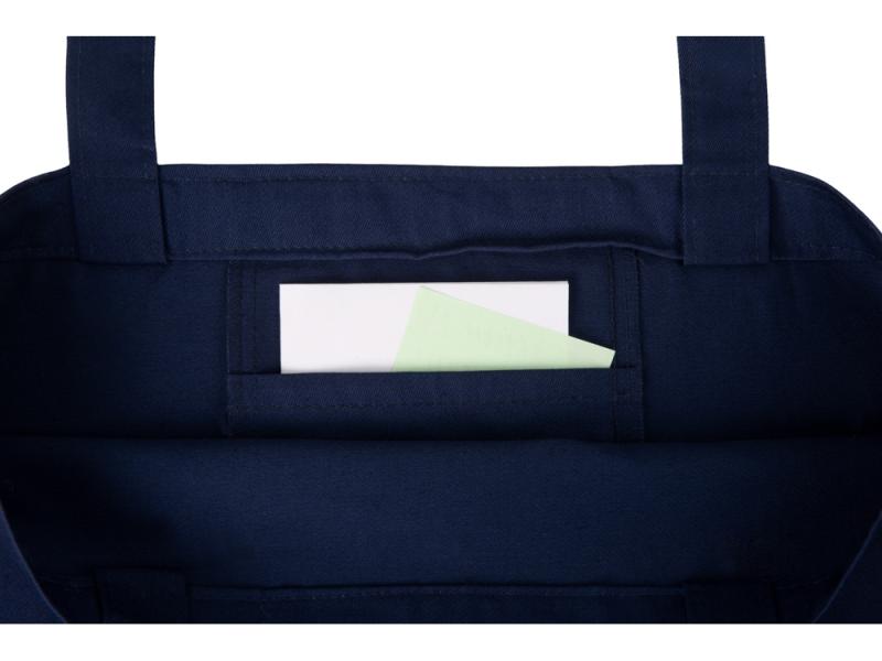 Сумка Levy хлопковая с широким дном, 240 г/м2