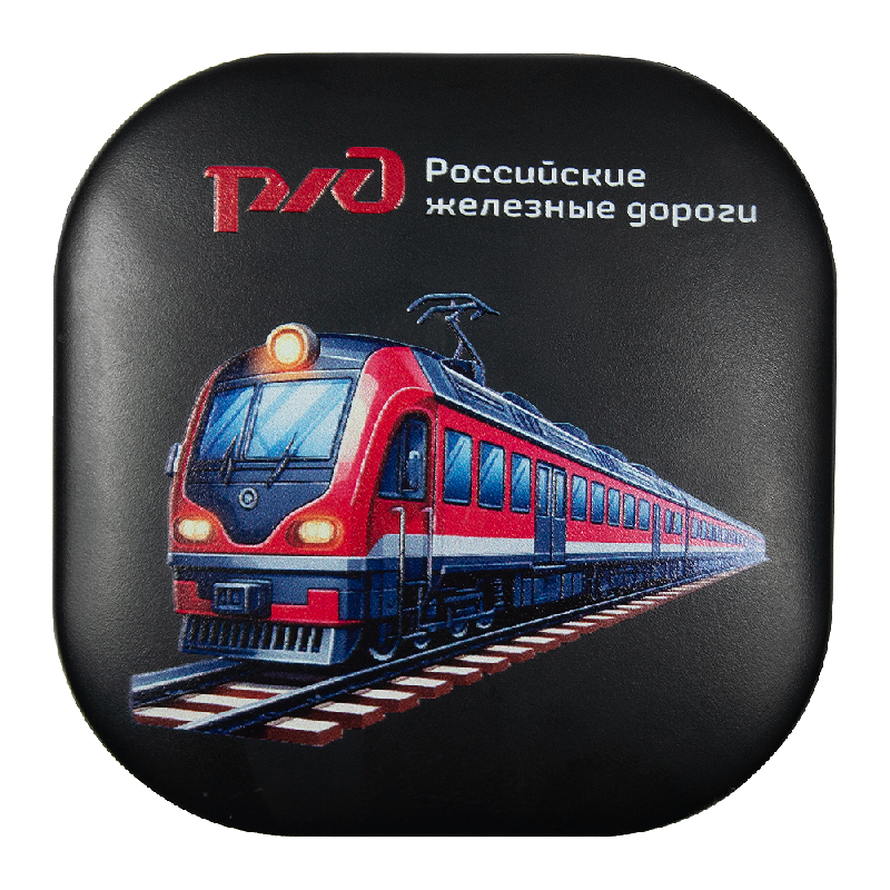 Набор подарочный Solution Prestige Sei Print Sample "Железные дороги" (Ежедневник, беспроводной аккумулятор, зарядный кабель, колонка, ручка, обложка для паспорта)