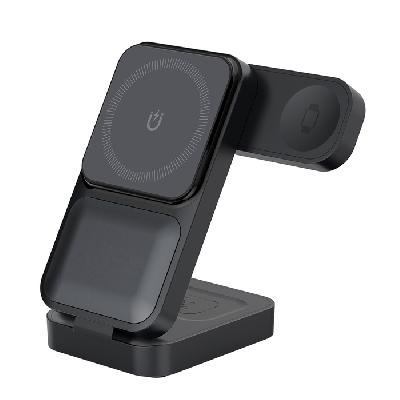 Беспроводное ЗУ Pero WB01 Ultimate MagSafe 3в1