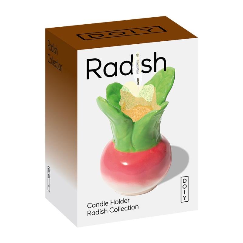 Подсвечник radish, 6,7 x 6,7 x 8,7 см