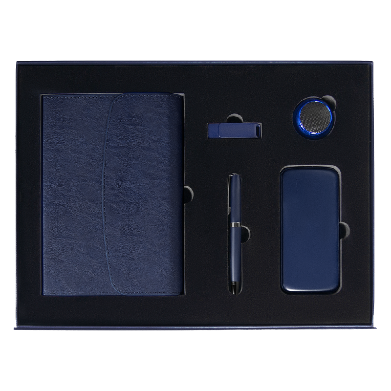 Набор подарочный Solution Prestige Сinque (Суперобложка, флешка, ручка шариковая, внешний аккумулятор, колонка)