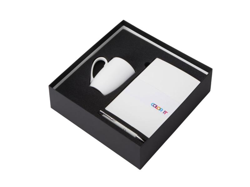 Подарочный набор COLOR IT с блокнотом, металлической ручкой и кружкой