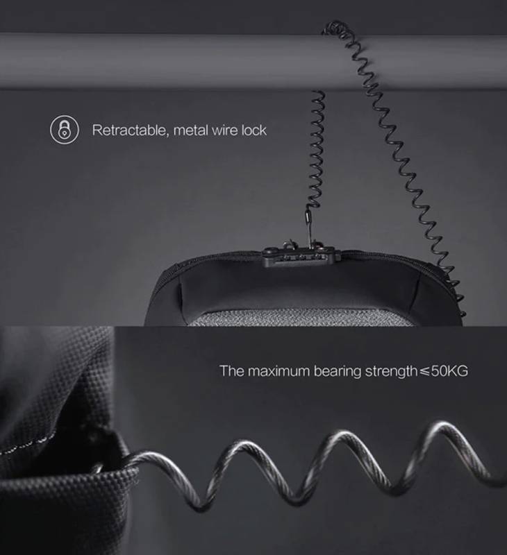 Рюкзак KORIN ClickPack 46х34х16 см, черный/серый