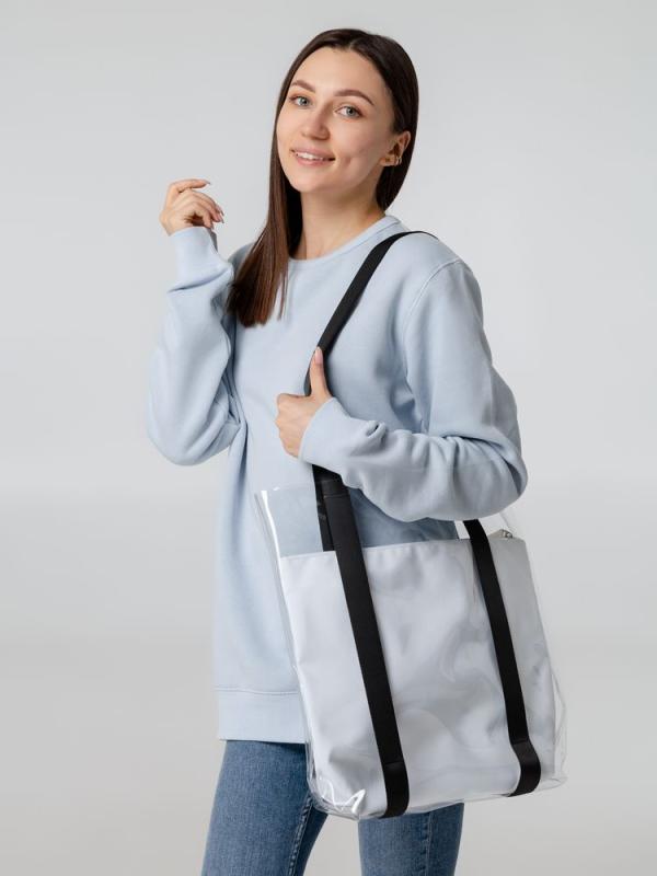 Шопер Clarity с голубым органайзером