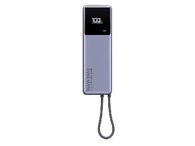 Внешний аккумулятор со встроенным кабелем Xiaomi 165W Power Bank, 10000 мАч