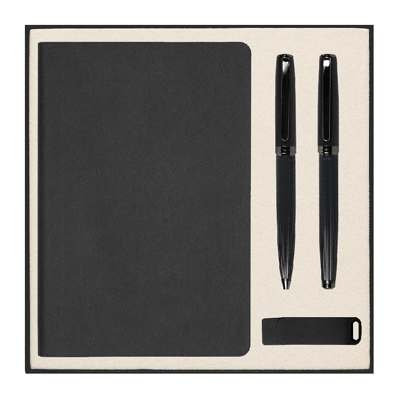 Набор подарочный Solution Prestige Quardo ( ежедневник, флешка, шариковая ручка, ручка роллер)