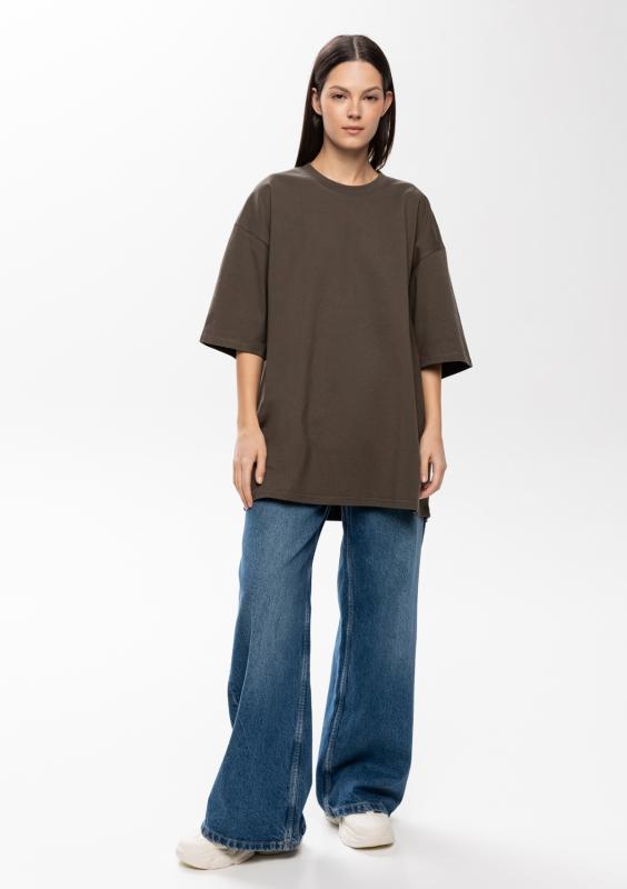 Футболка унисекс оверсайз STAN хлопок  240