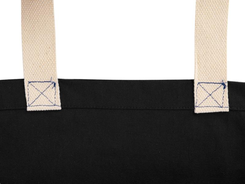 Сумка Donny из  хлопка 250г/м2 с донной складкой и парусиновыми ручками