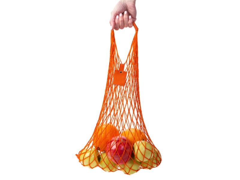 Авоська Dream из натурального хлопка с кожаными ручками, 15 л