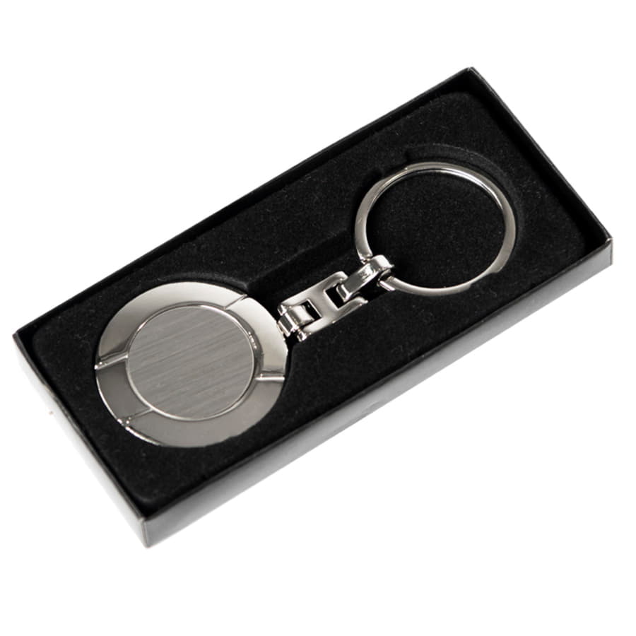 Брелок, 3,7х0,3 см, металл