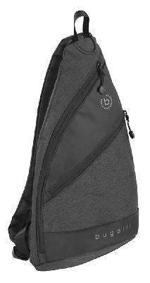 Рюкзак с одним плечевым ремнем BUGATTI Universum, овы, полиэстер меланжтарпаулин, 23х14х42 см