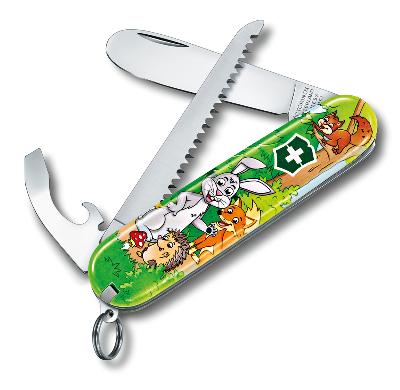 Набор для детей VICTORINOX "Кролик": перочинный нож 84 мм, шнурок на шею, книгараскраска