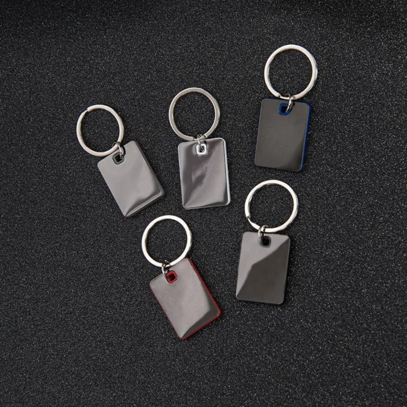 Брелок TONER TONED, 4 x 2,95 x 0,38 см, черный, металл/пластик