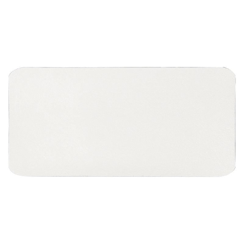 Шеврон Rectangle Cowhide размер 60*30 мм, со скругленными углами