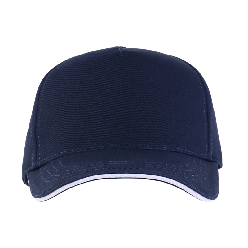 Бейсболка с кантом STAN 5 клиньев хлопок 280,14, Темно (46)