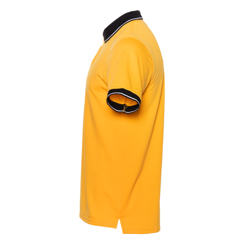 Рубашка поло  мужская STAN с контрастными деталями хлопок/полиэстер 185