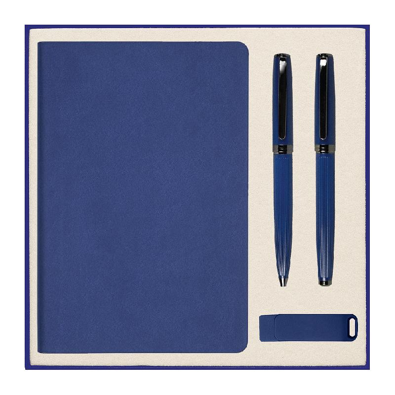 Набор подарочный Solution Prestige Quardo ( ежедневник, флешка, шариковая ручка, ручка роллер)