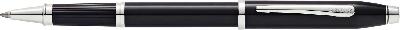 Ручкароллер Cross Century II Black lacquer,   с отделкой родием