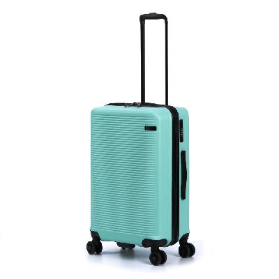 Чемодан TORBER Caspian, светло, ABSпластик, 43 х 26 х 68 см, 64 л