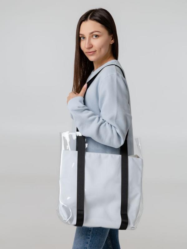 Шопер Clarity с голубым органайзером
