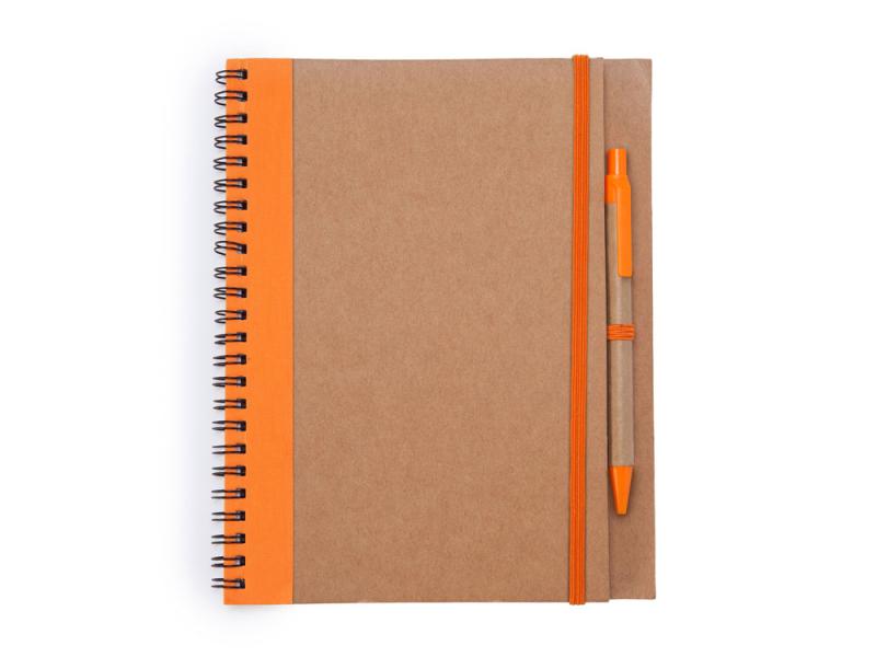 Блокнот А5+ ALANI с шариковой ручкой