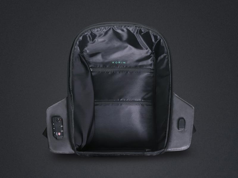 Водостойкий антикражный рюкзак Hipack для ноутбука 15.6