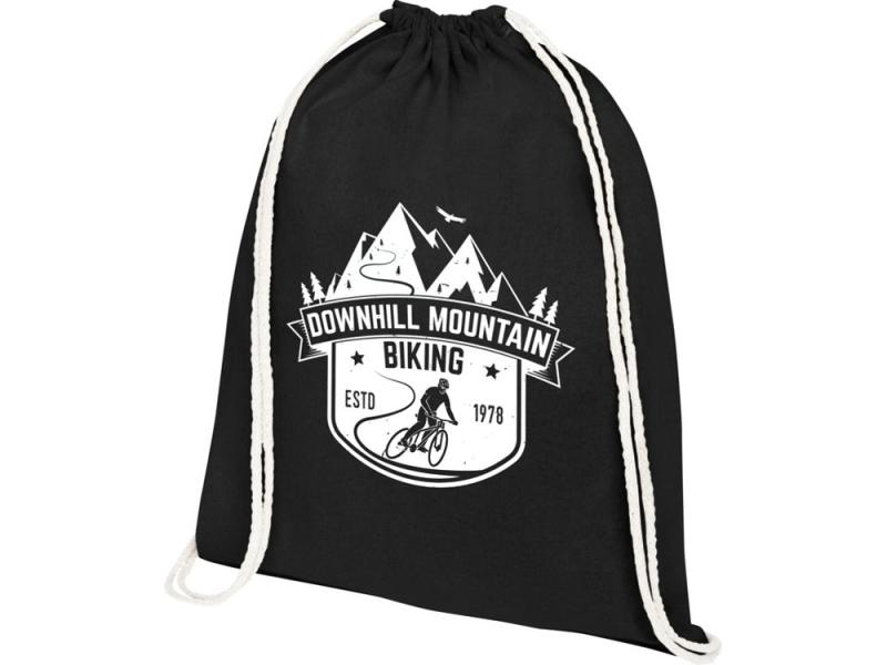 Рюкзак со шнурком Tenes из хлопка 140 г/м²