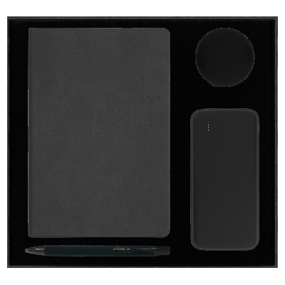 Набор подарочный Solution Prestige Quardo ( ежедневник, внешний аккумулятор «Universal», кабель многофункциональный, ручка)