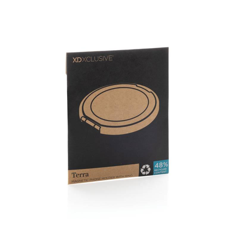 Магнитный держатель для телефона Terra Magnetic из переработанного пластика и алюминия RCS