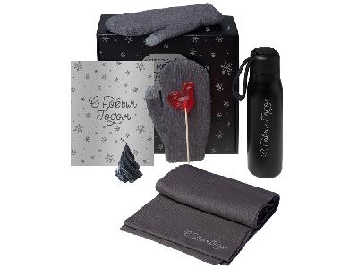 Подарочный набор Re:Air с варежками, шарфом и термосом