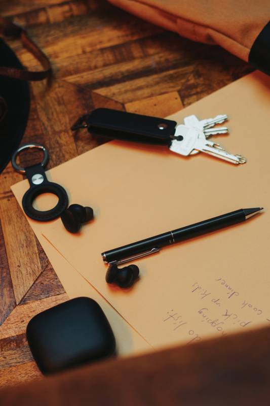 Чехол для ключей с ручкой в комплекте Swiss Peak Tula из переработанного полиуретана RCS