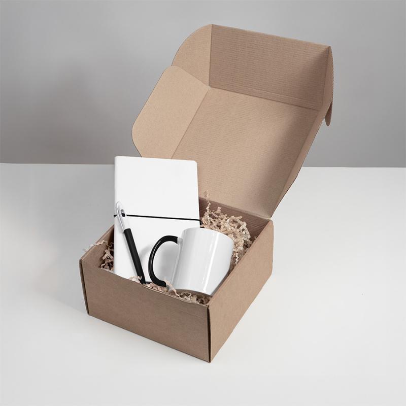 Набор подарочный WHITE VEIL: блокнот, ручка, кружка, белый/красный