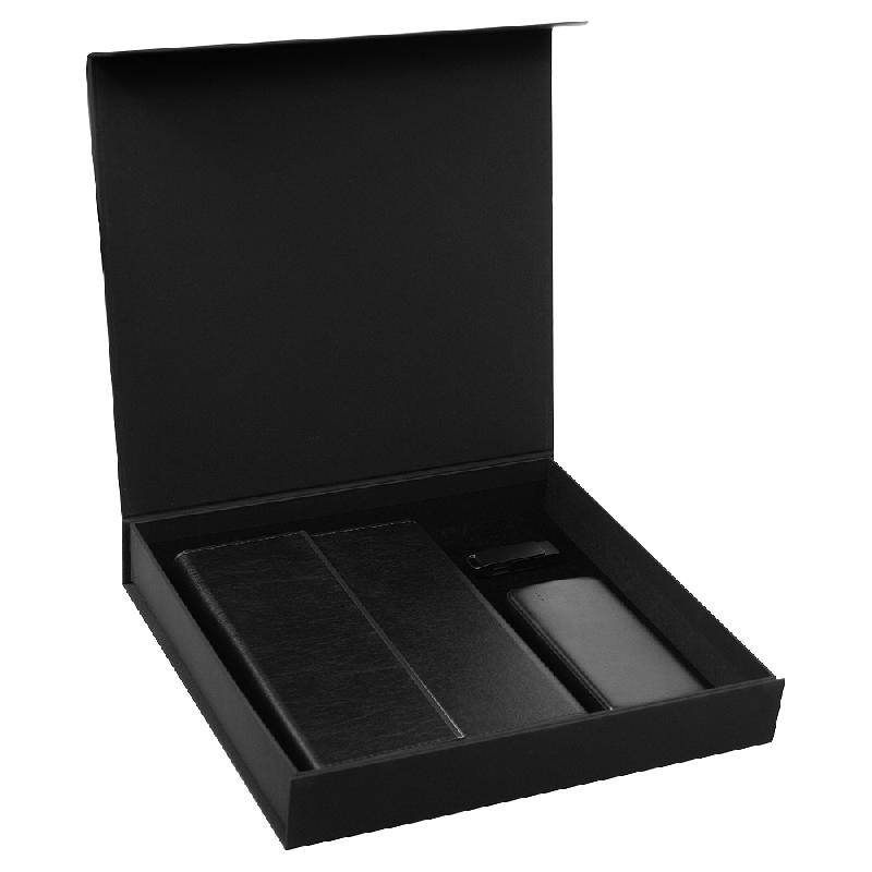 Набор подарочный Solution Prestige Trio ( ежедневник, внешний аккумулятор «Universal», флеш накопитель Bergamo 16GB)